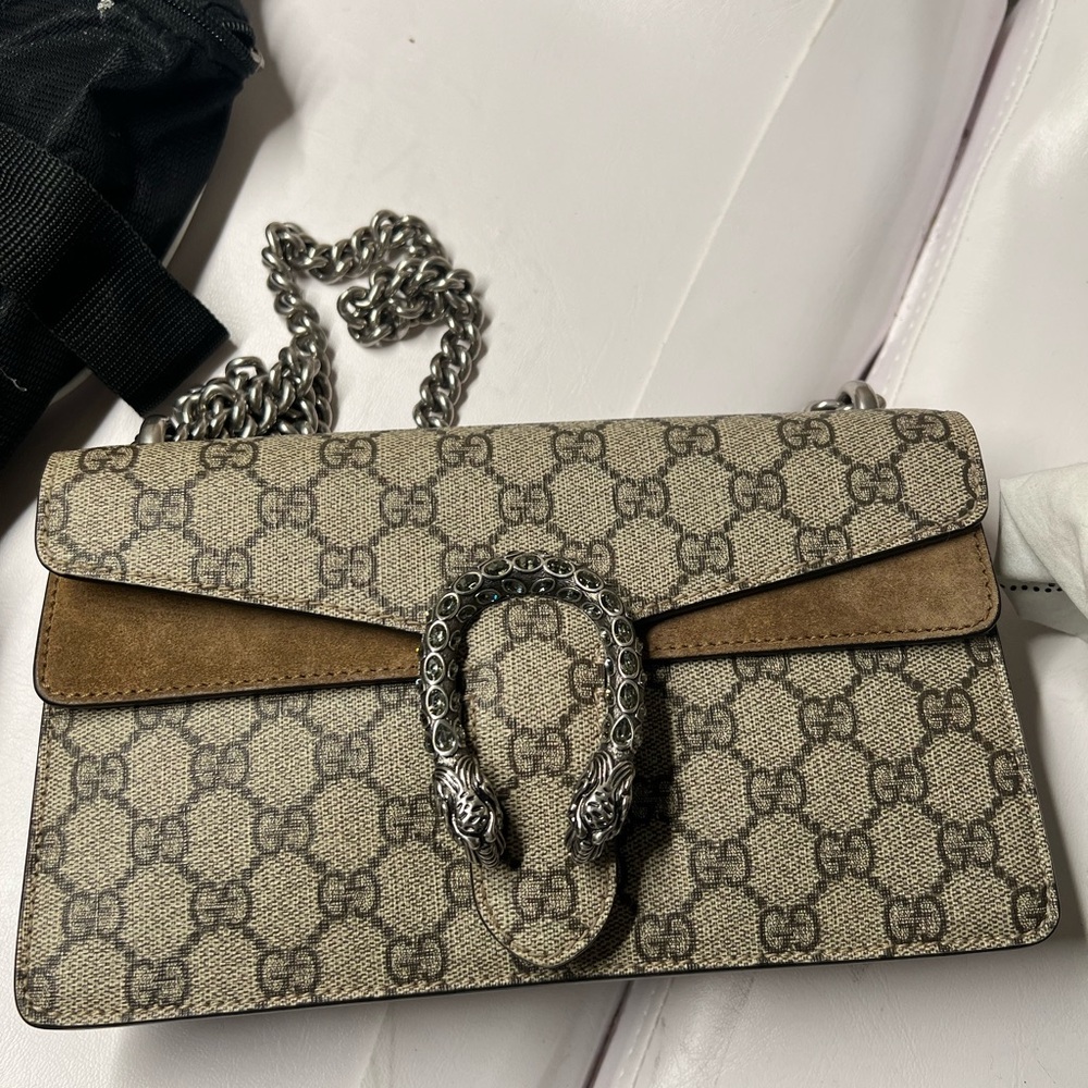 AUTHENTIC GUCCI DIONYSUS SMALL RECTANGULAR BAG.